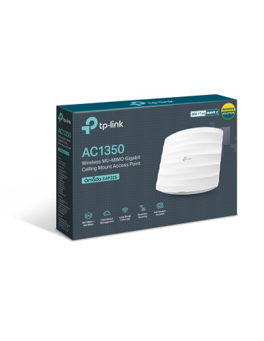 Tp-Link Omada Eap225 Punkt Dostępowy Wlan 1350 Mbit/S Biały Obsługa Poe