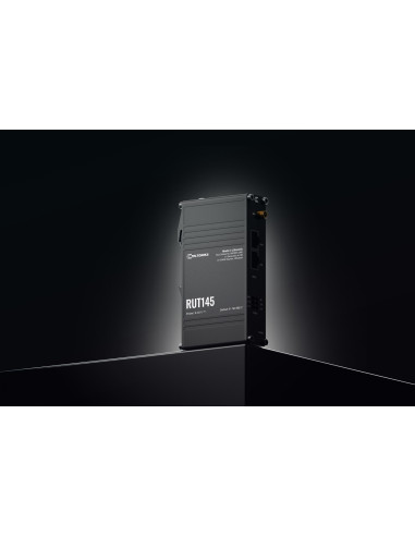Teltonika Rut145 Router Bezprzewodowy Fast Ethernet Jedna Częstotliwości (2,4 Ghz) Czarny