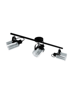 Lampa Punktowa Berregas 3Xe27 Czarna/Chrome