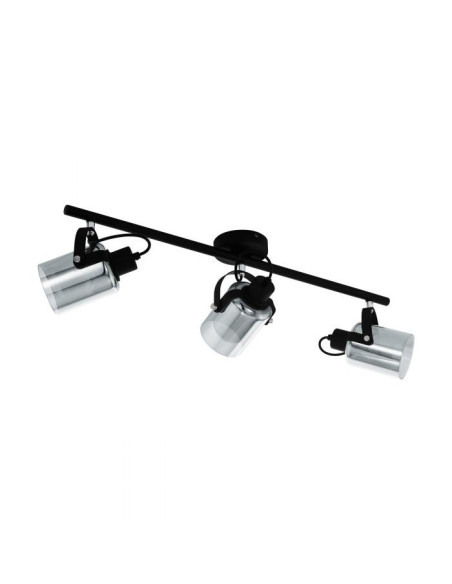 Lampa Punktowa Berregas 3Xe27 Czarna/Chrome