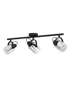 Lampa Punktowa Berregas 3Xe27 Czarna/Chrome 2