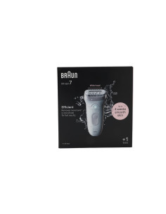Braun 7-011 Silk-?Pil 7 Wet&Dry-Epilierer, Wei?/Silber