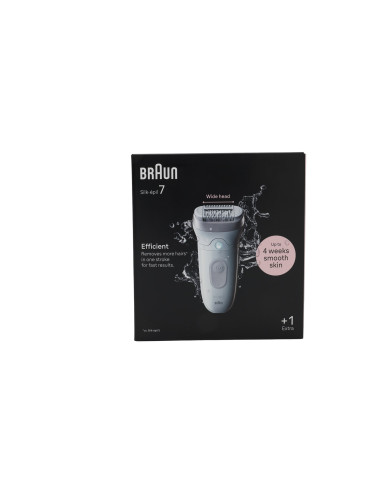 Braun 7-011 Silk-?Pil 7 Wet&Dry-Epilierer, Wei?/Silber