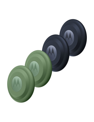 Motorola Moto Tag 4-Pack, Jade Green + Midnight Blue