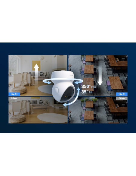Ezviz H6C G1 4K Kulisty Kamera Bezpieczeństwa Ip Wewnętrzna 3840 X 2160 Px Sufit/Ściana/Biurko