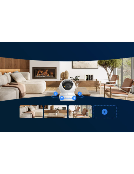 Ezviz H6C G1 4K Kulisty Kamera Bezpieczeństwa Ip Wewnętrzna 3840 X 2160 Px Sufit/Ściana/Biurko