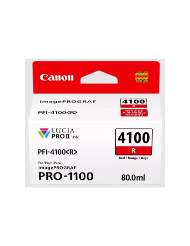 Canon Lucia Pro Ii Nabój Z Tuszem 1 Szt. Oryginalny Standardowa Wydajność Czerwony