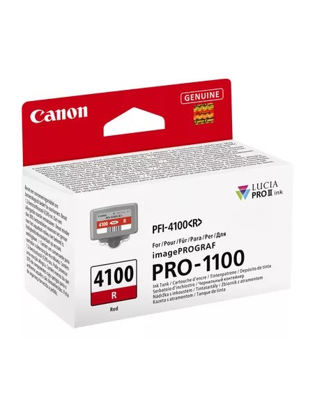 Canon Lucia Pro Ii Nabój Z Tuszem 1 Szt. Oryginalny Standardowa Wydajność Czerwony