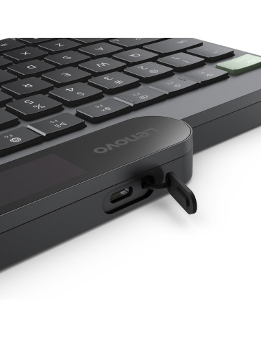 Lenovo Self-Charging Bluetooth Keyboard-Us English 4Y41R69489