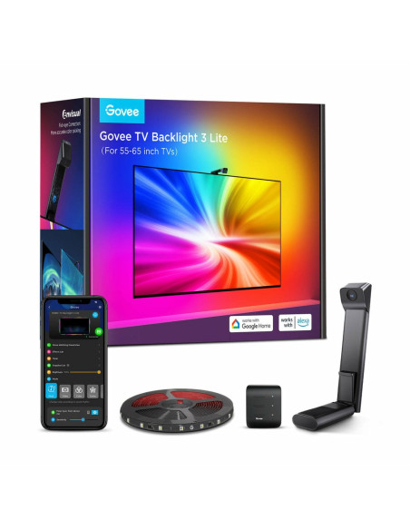 Govee Tv Backlight Taśma Led Do Telewizora 55-65 Cali, Rgbicw, Wi-Fi + Bluetooth H60993D1