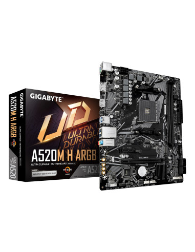 Gigabyte A520M H Argb Płyta Główna Amd A520 Socket Am4 Micro Atx