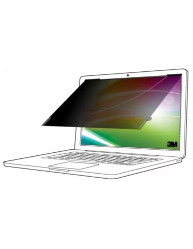 3M Bp145W1B Filtr Do Ekranu 36,8 Cm (14.5") Laptop Bezramkowy Filtr Prywatności Na Wyswietlacz
