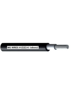 Przewód Fotowoltaiczny // Mg Wires // 1X6Mm2, 0,6/1Kv Czarny H1Z2Z2-K-6Mm2 Bk, Opakowanie 50M