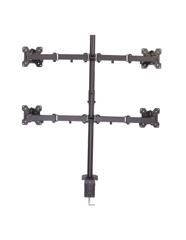 Lindy 40659 Uchwyt / Stojak Do Monitorów 71,1 Cm (28") Biurko Czarny