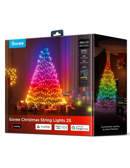 Govee Oświetlenie Led Christmas String Lights 2S 20M H80C4C42