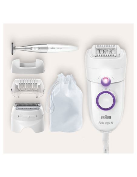 Braun Silk-Épil 5 825 Power 28 Pęset(Y) Biały, Fioletowy
