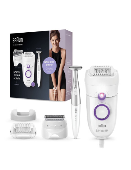 Braun Silk-Épil 5 825 Power 28 Pęset(Y) Biały, Fioletowy