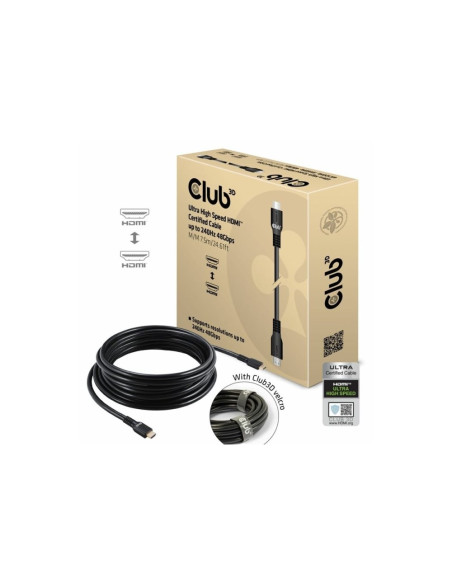 Club3D Cac-1378 Kabel Hdmi 7,5 M Hdmi Typu A (Standard) Czarny