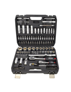 Awtools Zestaw Kluczy  144El. 1/2" / 1/4" Black Line