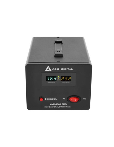 Azo Digital Stabilizator Napięcia Avr-1000 Pro 1000Va / 600W
