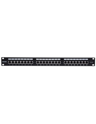 Intellinet 24-Port Cat6A Patchpanel Ftp 1He Schwarz