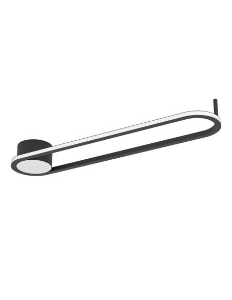 Lampa Sufitowa Luminaire Ceiling Led-Cct 902151 24W Black