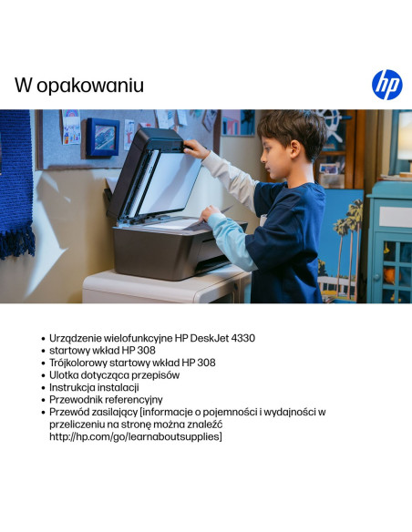 Urządzenie Wielofunkcyjne Hp Deskjet 4330 (Aj4X9B)