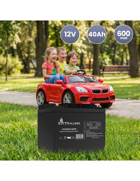 Extralink Akumulator Bezobsługowy Agm 12V 40Ah