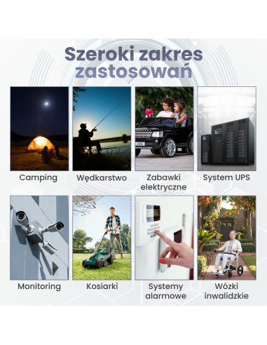 Extralink Akumulator Bezobsługowy Agm 12V 40Ah
