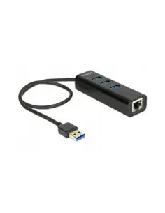 Delock Usb-Hub 3-Port Usb3.0, +1X Gigabit Lan