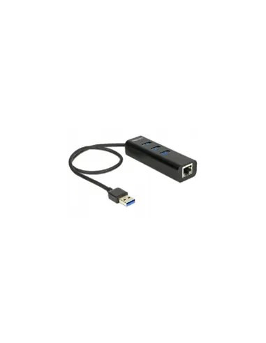 Delock Usb-Hub 3-Port Usb3.0, +1X Gigabit Lan