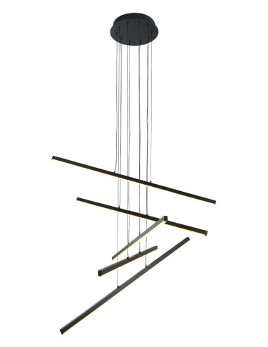 Lampa Wisząca Led Sibiu 2023522P-Bk 60W 4000K Czarna
