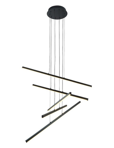 Lampa Wisząca Led Sibiu 2023522P-Bk 60W 4000K Czarna