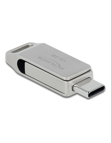 Delock Pendrive Usb-C + Typ-A 5 Gbps 128 Gb - Metalowa Obudowa