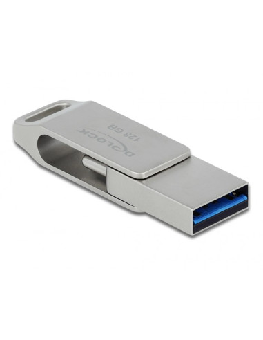 Delock Pendrive Usb-C + Typ-A 5 Gbps 128 Gb - Metalowa Obudowa
