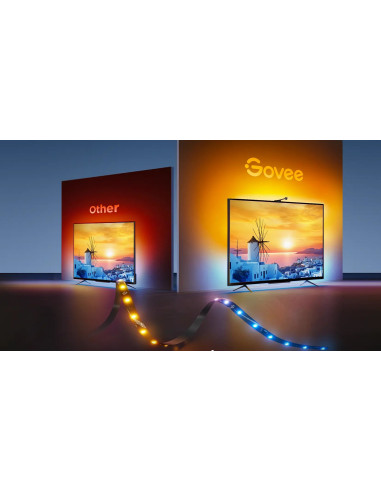Govee Tv Backlight Taśma Led Do Telewizora 55-65 Cali, Rgbic, Wi-Fi + Bluetooth H6098Cd1