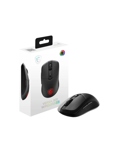 Msi Versa 300 Wireless 8K Myszka Gaming Oburęczny Rf Wireless + Bluetooth + Usb Type-A Optyczny 2600 Dpi