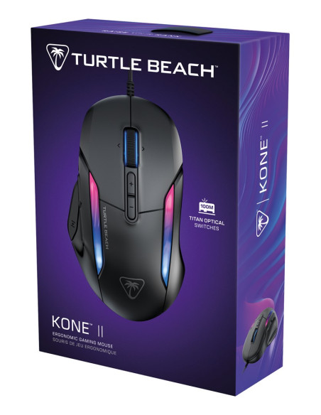 Turtle Beach Kone Ii Myszka Gaming Po Prawej Stronie Usb Typu-A Optyczny 26000 Dpi