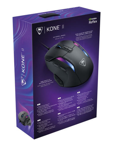 Turtle Beach Kone Ii Myszka Gaming Po Prawej Stronie Usb Typu-A Optyczny 26000 Dpi