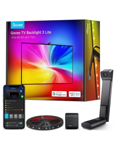 Govee Tv Backlight Taśma Led Do Telewizora 40-50 Cali, Rgbicw, Wi-Fi + Bluetooth H60973D1