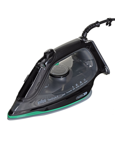 Żelazko Parowe Si5277Gr Braun Czarno-Zielone