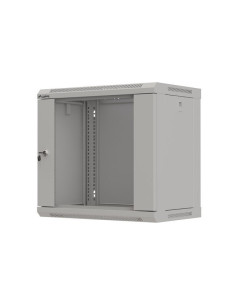 Lanberg Szafa Instalacyjna Rack Wisząca 19" 9U 540X350 Szara Drzwi Przeszklone  (Flat Pack) 2
