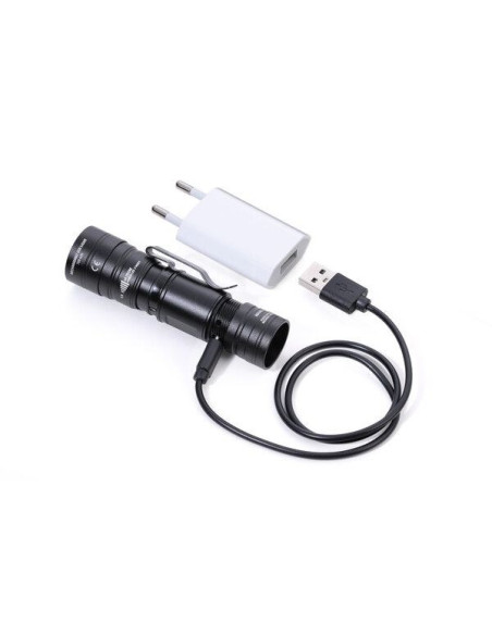 Troika Eco Beam Czarny Magnetyczne Mocowanie Latarki Led