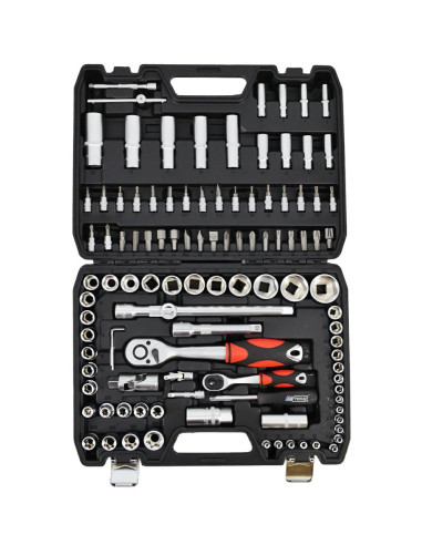 Awtools Zestaw Kluczy  108El 1/2" / 1/4" Black Line