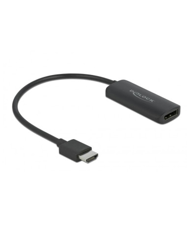 Delock Adapter Hdmi-A Męski   Displayport Żeński Czarny