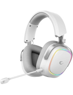 Słuchawki Rampage Retsu Słuchawki Bezprzewodowe Nauszne Bt 2.4G Rgb Białe
