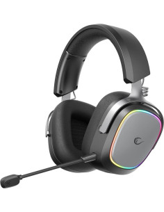 Słuchawki Rampage Retsu Słuchawki Bezprzewodowe Nauszne Bt 2.4G Rgb Czarne