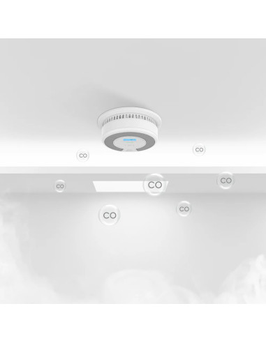 X-Sense Sc07 Detektor Dymu Fotoelektryczne Czujniki Odbicia Interconnectable Bezprzewodowy