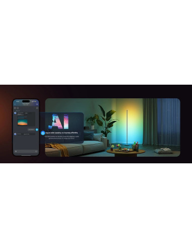 Govee Lampa Podłogowa Rgbicw 1000Lm, Wi-Fi, Bluetooth H8076C13