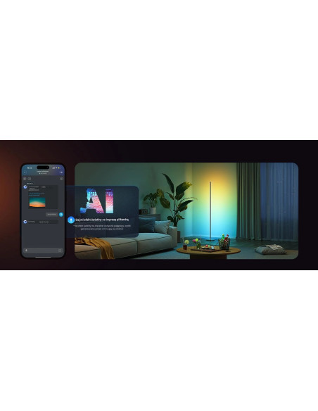 Govee Lampa Podłogowa Rgbicw 1000Lm, Wi-Fi, Bluetooth H8076C13